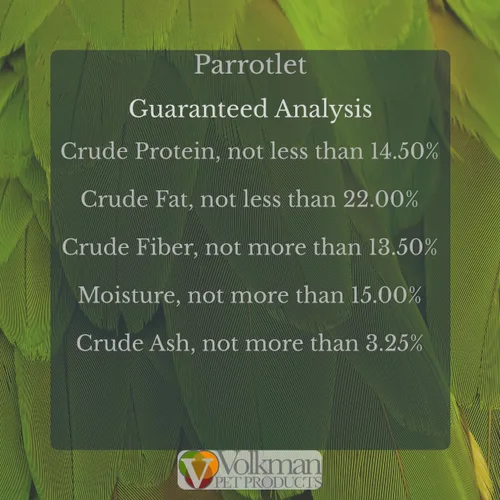 Vista 5 de Volkman Avian Science Diet Parrotlet Comida para pájaros 4 libras
