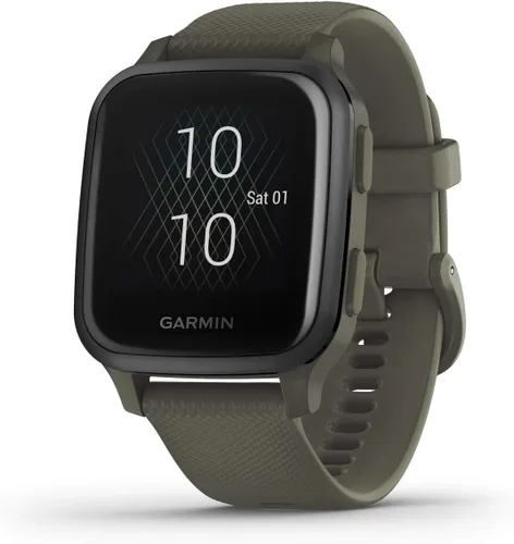 Vista 5 de Garmin Venu Reloj inteligente con GPS con monitoreo avanzado de salud y características de fitness