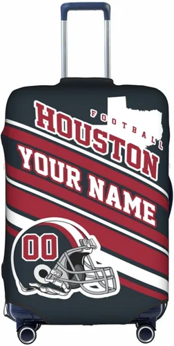 Vista 29 de Fundas de equipaje personalizadas con nombre y número, funda de maleta lavable elástica personalizada para equipaje, Arizona, Fútbol