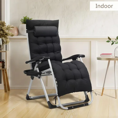 Vista 6 de OS MOTOR Sillón Zero Gravity (negro)