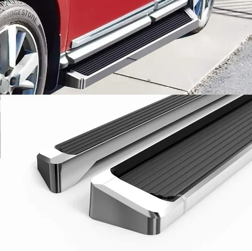 Vista 6 de iBoard - Estribos para 2013-2017 Nissan Pathfinder (Excluye 15 Platinum) & 2013 – 2016 Infiniti QX60, Plateado