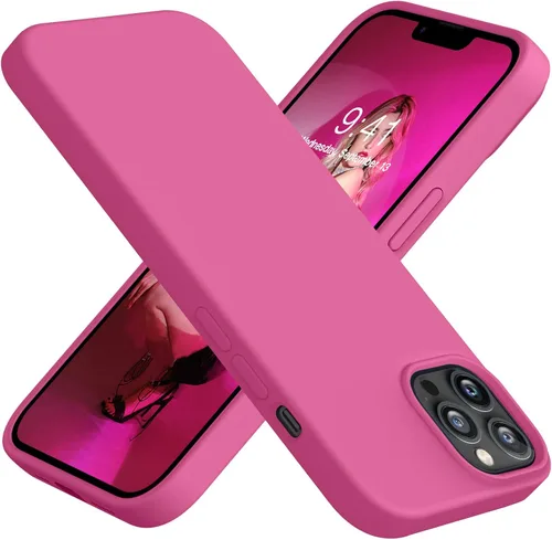 Vista 9 de LOVE 3000 Funda compatible con iPhone 13 Pro Max de 6.7 pulgadas, goma de silicona líquida de alta calidad, forro de microfibra suave antiarañazos