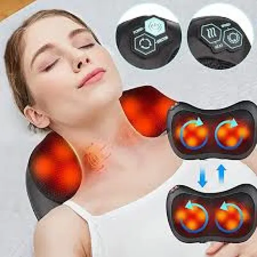 Vista 4 de Cojín Masajeador De Cuello Y Espalda Ajustable