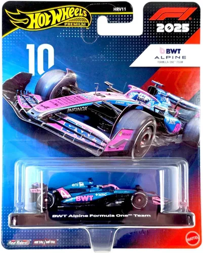 Vista 6 de Hot Wheels F1 2025 - Juego de 7 autos de fórmula 1 fundidos a presión