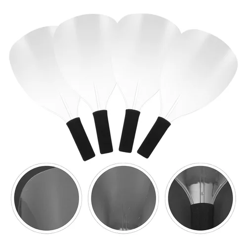 Vista 8 de Alasum 4pcs Facial Shield Handheld Plastic Hairdressing Face Guard