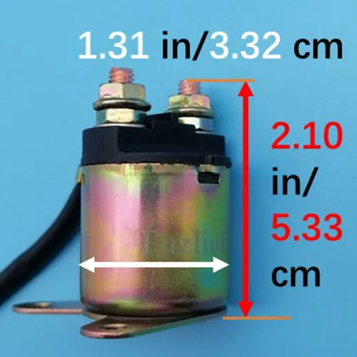 Vista 6 de Relé de arranque solenoide para Honda Go Kart GX160 GX200 GX 160 200 generador de motor GK50 GK80 GK163 GK196 TBM50A TBM80 MID GK-1 GK-2 Mini 5.5HP