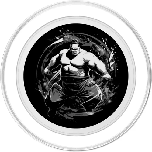 Vista 2 de Sumo Wrestler Japan Sumo Fighter Wrestling Japanese Vintage PopSockets MagSafe PopGrip para iPhone