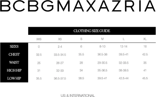 Vista 5 de BCBGMAXAZRIA Camiseta de manga larga con cuello alto para mujer