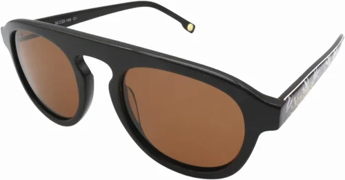 Vista 3 de VONTÉLLE Ankara Aviators - Lentes de sol unisex con receta médica - Marrón Mahogony
