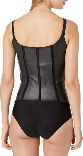 Vista 2 de Leonisa Chaleco entrenador de cintura de látex para mujer