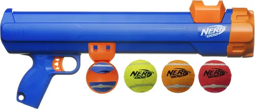 Vista 2 de Nerf Dog Lanzador de pelotas de tenis para perros, juguete para perros