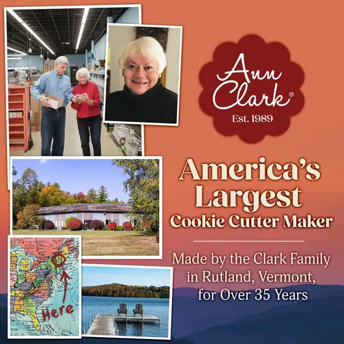 Vista 9 de Ann Clark - Juego de 5 cortadores de galletas para el Día de la Madre para el Día de la Madre, fabricado en Estados Unidos, mariposa, pájaro, flor