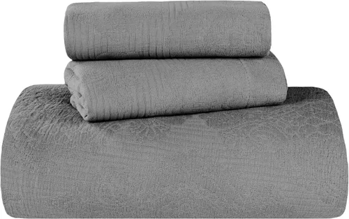 Vista 13 de Superior Juego de colcha de algodón de 2 piezas, diseño de círculos celtas, decoración de cama para el hogar, 1 funda de almohada, manta