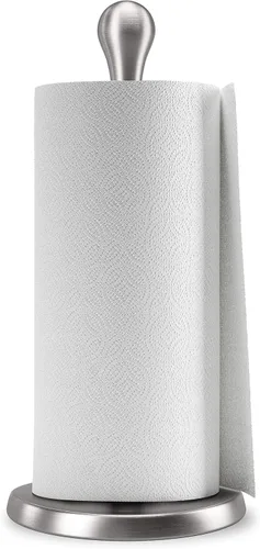 Vista 13 de Umbra Tug - Portarrollos de papel toalla moderno de una mano, negro
