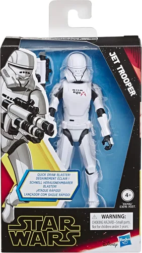 Vista 2 de STAR WARS Galaxy of Adventures The Rise of Skywalker Jet Trooper figura de acción de 5 pies con divertido movimiento de acción Blaster