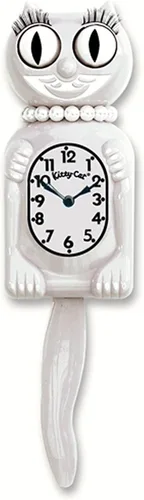 Vista 2 de Reloj Miss Kitty Cat de Kit Cat Klock, Negro clásico, Clásico