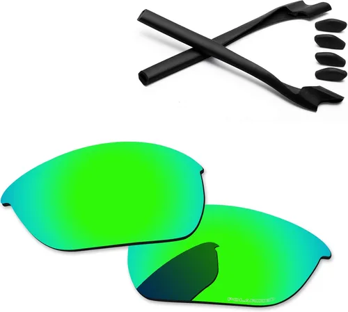 Vista 2 de PapaViva Replacement Lenses & Rubber Kits for Oakley Oakley Half Jacket 2.0 OO9144 Sunglasses Frame