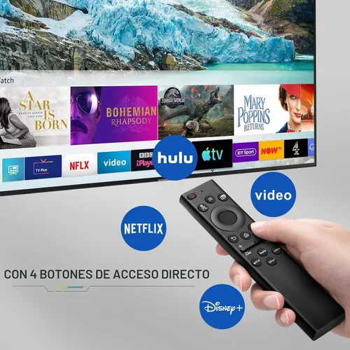 Vista 3 de Mando a distancia universal compatible con todos los Samsung TV LED QLED UHD SUHD HDR LCD marco curvado solar HDTV 4K 8K 3D Smart TV Remotes