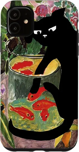 Vista 8 de Matisse's Goldfish and A Cat Case for iPhone 17