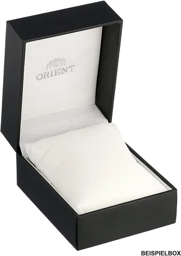 Vista 2 de Orient Bambino Reloj automático con esfera plateada RA-AC0004S, Oro Rosa, Mecánico