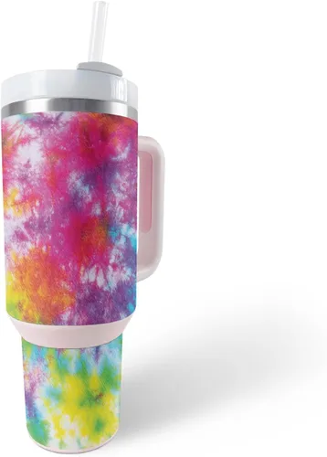 Vista 20 de MightySkins Skin - Vaso de vinilo compatible con Stanley The Quencher H2.0 FlowState de 40 onzas, Swirly, protectora, duradera y única, fácil