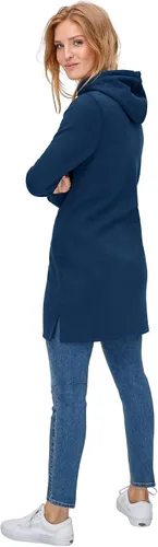 Vista 3 de ellos Sudadera con capucha para mujer, talla grande, túnica