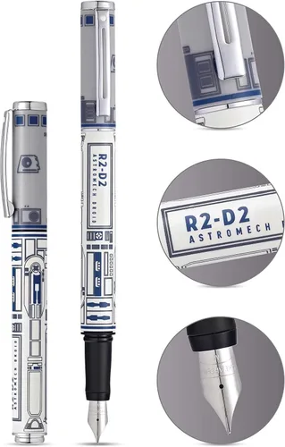 Vista 3 de Sheaffer Pop Star Wars R2-D2 - Pluma estilográfica con borde cromado y punta mediana