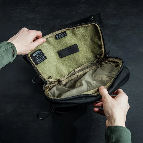 Vista 5 de Eberlestock Bando Bag - Tactical Men's Fanny Pack w/Adjustable Waist Belt, Zippered Pockets, Compact Lightweight Belt Bag