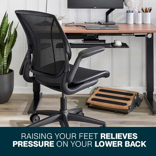 Vista 5 de Humanscale FM 300 Foot Machine Reposapiés (natural)