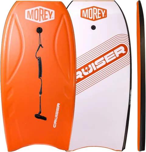 Vista 9 de MOREY® Cruiser, la tabla de bodyboard original; tablas corporales de tamaño completo de 42.5 pulgadas para playa, para todos los niveles