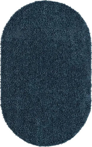 Vista 363 de Unique Loom Colección Davos Shag - Alfombra Lino