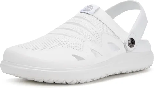 Vista 7 de Zuecos de jardín para hombre y mujer, sandalias transpirables para caminar ortopédicas de verano con suela de fascitis plantar