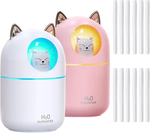 Vista 10 de Filtros de humidificador de 4.64 pulgadas, repuesto de barra de algodón para humidificador pequeño INVODA Mini humidificadores de niebla fría
