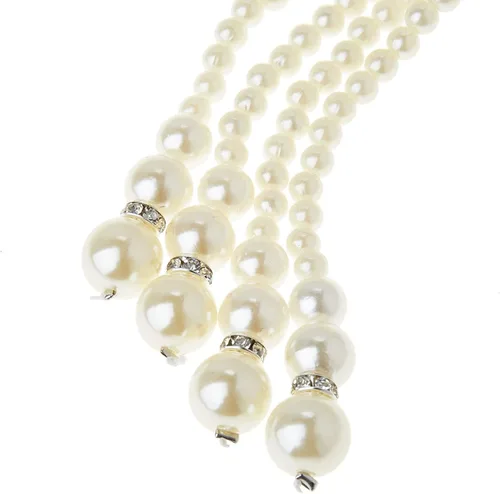 Vista 7 de ZeroShop Juego de accesorios de gran Gatsby de los años 20 para mujer, diadema con solapa para disfraz