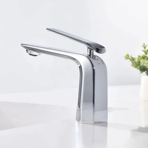 Vista 20 de TOCALOCA Grifos Altos de Baño Oro Cepillado, Grifo de Palanca de Una Sola Manija con Un Orificio para Lavabo de Vasija, Grifo de Lavabo de Latón