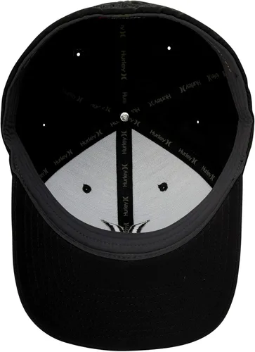 Vista 6 de Hurley Sombrero negro Flexfit One And Only para hombres