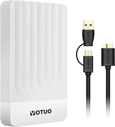 Vista 11 de YOTUO - Disco duro externo portátil de expansión de almacenamiento HDD móvil USB 3.0 USB-C para PC, Mac, ordenador de escritorio, portátil, PS4