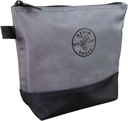 Vista 8 de Klein Tools 55470 - Bolsa utilitaria, bolsas de herramientas con cremallera de pie, tejido balístico resistente 1680d, parte inferior reforzada