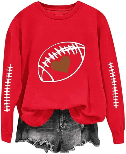 Vista 24 de Women's Oversized Sweatshirt, Long Sleeve Sweatshirts Crewneck Printed Pullover Tops, S-3XL