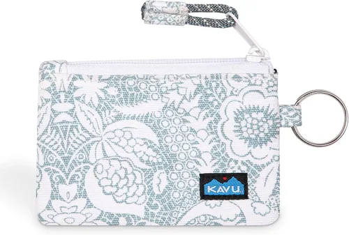 Vista 56 de KAVU Stirling Cartera delgada de lona de algodón con cremallera de doble cara