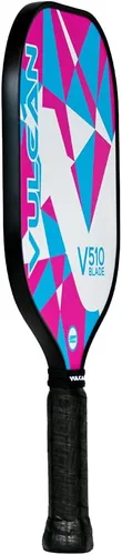 Vista 2 de Vulcan Pala de pickleball V510 Rendimiento híbrido Núcleo de polipropileno - Superficie de fibra de carbono Aprobado por USAP Varios