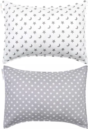 Vista 53 de ALVA BABY - Funda de almohada para niños pequeños de 13 x 18 pulgadas o 12 Bean Velvet-beige
