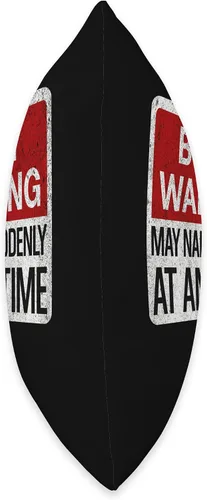 Vista 2 de Funny Mens Grandpa Humor Jokes For Boppy Divertido letrero de advertencia de Boppy para hombre, con texto en inglés "May Nap Suddenly at Any Time