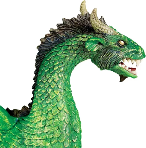 Vista 5 de Safari Ltd. Figura de dragón del bosque, figura detallada de modelo de plástico de 6 pulgadas, juguete de criatura mítica para niños, niñas y niños