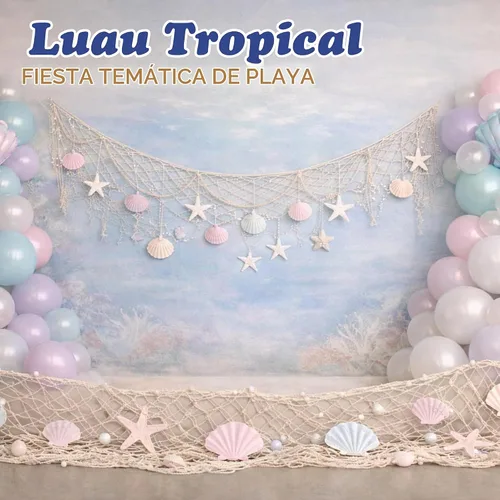Vista 2 de 4E's Novelty Red decorativa de pescado, paquete de 3, decoración de red de algodón natural, cada uno de 14 x 4 pies, para decoraciones de fiesta