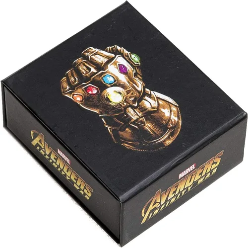 Vista 4 de Marvel Avengers Infinity War Endgame - Pendientes de tuerca de piedra infinita, juego de 6