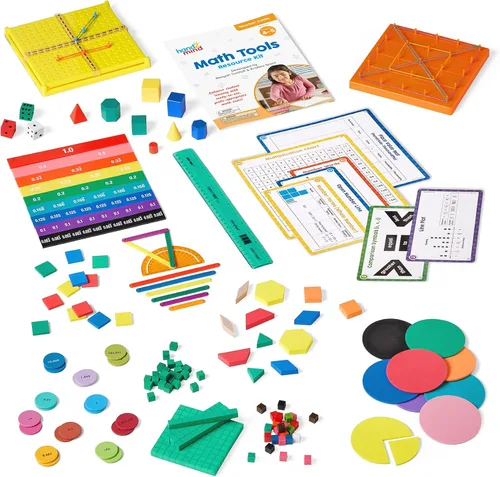 Vista 6 de hand2mind Math Tools - Conjuntos de grupos pequeños 4-5 por Reagan Tunstall y Kristina Grant, manipuladores matemáticos, bloques de base diez