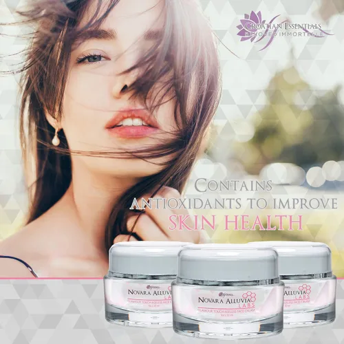 Vista 6 de Novara Cream - Novara Alluvia Labs Anti Envejecimiento - Crema facial Glamour Touch Ageless - Ayuda a tu piel a verse y sentirse joven y firme