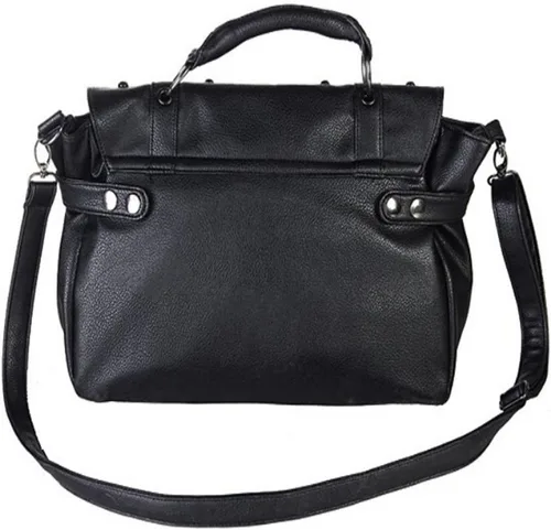 Vista 3 de Fivelove - Bolso de hombro con asa superior para mujer, con remache, tamaño mediano, bolso de mano