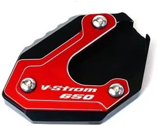 Vista 15 de TEMKIN W for Suzuki V-Strom 650/XT VSTROM 650 DL650 2004-2022 2021 Motorcycle CNC Kickstand Foot Side Stand Extension Pad Support Plate Y